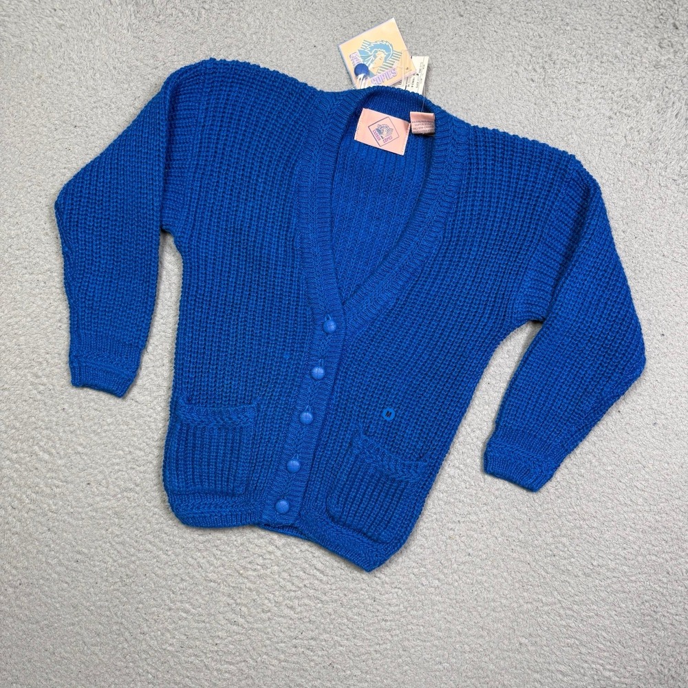 Kids vintage 90s cardigan‎ knit sweater